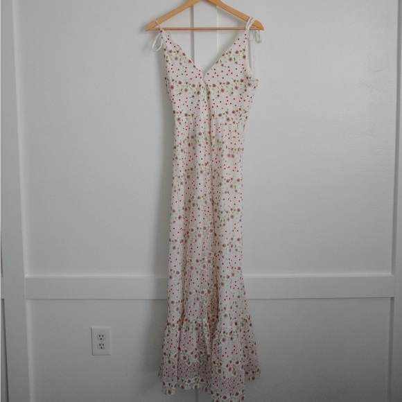 Dress The Population Sunny Embroidered Floral Tie Shoulder Dress - Picture 4 of 4